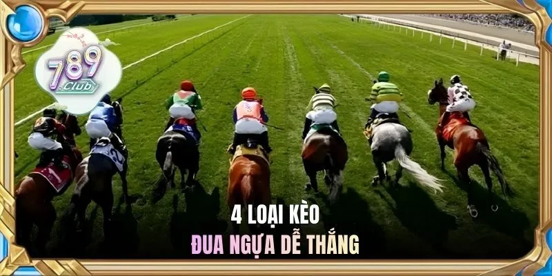 4 loại kèo đua ngựa dễ thắng